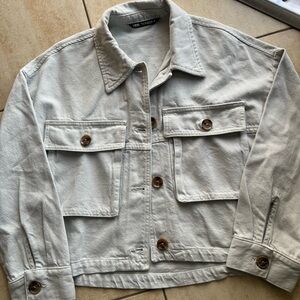 Twill/utility short jacket.